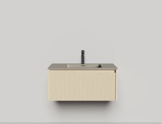 Подвесная тумба Salini Domino 27D208ON 80см шпон/гладкий фасад Onda Plus