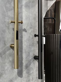 Полотенцесушитель электрический Boheme Uno 726-MG 150x12 см золото матовое