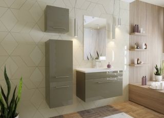 Шкаф навесной Эстет Elin ФР-00003350 Л 35см белый