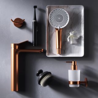 Смеситель для раковины AM.PM  X-Joy F85A92044 розовое золото