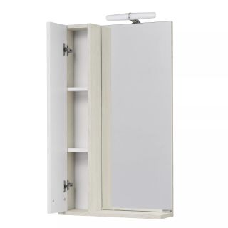 Зеркальный шкаф Акватон Бекка 50см белый/дуб сомерсет 1A214502BAC20