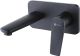 Встраиваемый смеситель для раковины Lemark Bronx LM3726BL с донным клапаном чёрный