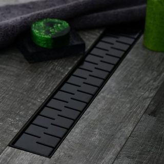 Душевой лоток Paini Medium CH550MC 55см чёрный матовый