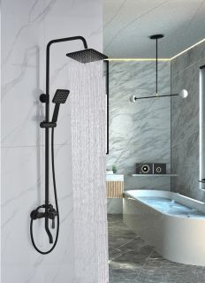 Душевая стойка Boch Mann ECO Quadro Black чёрный BM8427