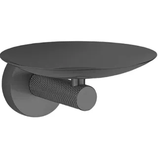 Мыльница Boheme Uno 10973-GM оружейная сталь