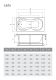 Акриловая ванна Relisan Lada 120x70 Гл000000539 без гидромассажа