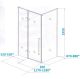 Душевой уголок Cerutti SPA C1AW 120x90см белый
