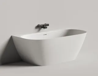 Ванна из искусственного камня Salini Sofia Wall S-Stone 102527MRH 160x80см RAL снаружи