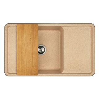 Мойка кухонная Акватон Беллис 87см песочный 1A724832BS220