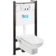Комплект Roca Dama senso 893104680 подвесной унитаз, инсталляция, сиденье