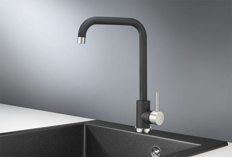 Смеситель для кухни Granula Standart ST-4033, ЧЁРНЫЙ