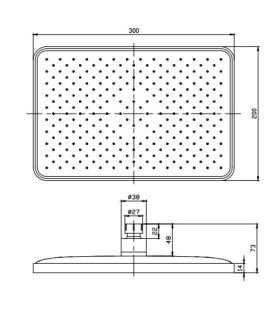 Встроенная душевая система RUSH Thira (TR3635-60Grey)