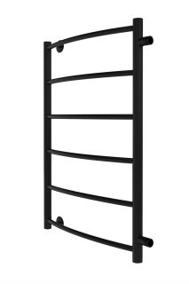 Полотенцесушитель водяной Indigo Arc LASW70-40BR-б/п-60 70x40 см чёрный муар