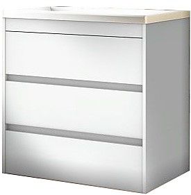 Напольная тумба под раковину Art&Max Family 75см белый глянцевый FAMILY-750-3C-PIA-BL