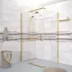 Душевой уголок Triton Терра-Голд Щ0000073934 120x90 см профиль золото стекло прозрачное