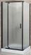Душевой уголок Royal Bath HPV RB90HPV-C-BL 90x90см чёрный