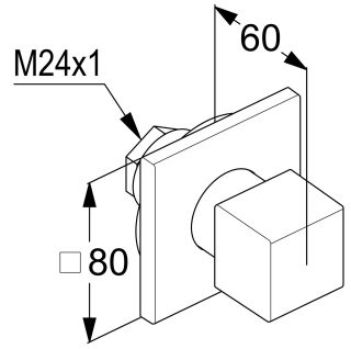 Переключатель потоков Kludi Decus 54846N075 на три потребителя брашированное золото