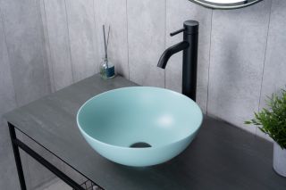 Раковина Gid 9081tifm 53402 накладная тиффани матовая 36x36x14