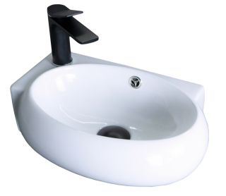 Раковина Gid N9100R 61103R подвесная белая 43.5x30x13