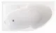Акриловая ванна Triton София Щ0000067488 левая 150x95 см на Х-каркасе белый