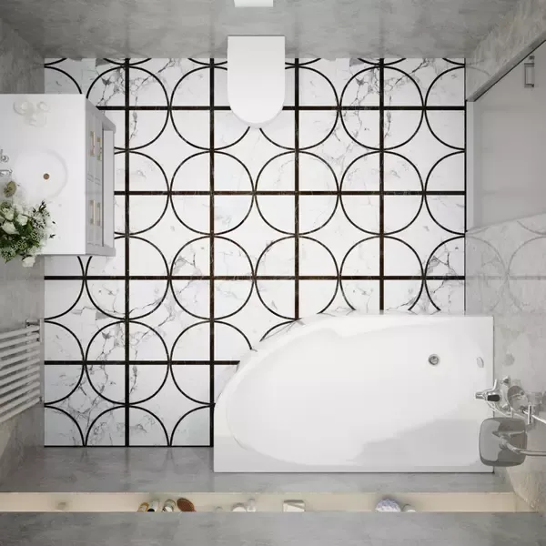 Акриловая ванна Triton София Щ0000067488 левая 150x95 см на Х-каркасе белый