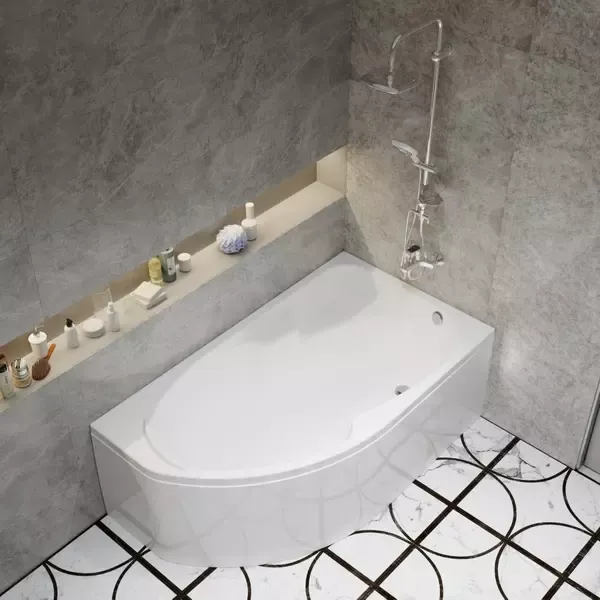 Акриловая ванна Triton София Щ0000067489 правая 150x95 см на Х-каркасе белый