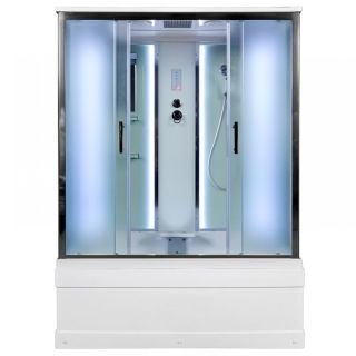 Душевая кабина Deto ЕМ4516 LED 160х85х220 см