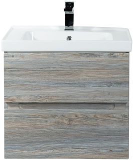 Подвесная тумба под раковину Art&Max Techno 60см сосна AM-Techno-600-2C-SO-LW635