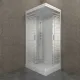Душевая кабина Triton Квадро Щ0000045508 120x80 см профиль белый стекло с узором