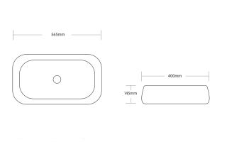 Раковина Cerutti SPA CR0086 MMW1 56см матовый белый мрамор