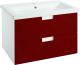 Тумба под раковину Bellezza Пегас 90см красный 00000007790