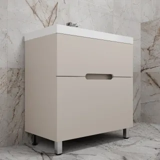 Напольная тумба под раковину Style Line Матис ЛС-00002437 80 см кремовый