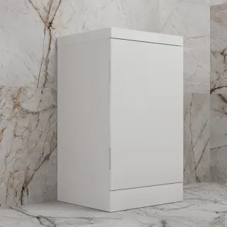 Напольная тумба под раковину Style Line Моно ЛС-00002450 50 см белый софт