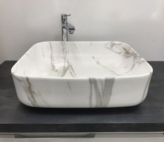 Раковина  CeramaLux 190 белая 50 см