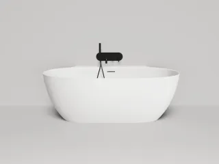 Ванна из искусственного камня Salini Alda Wall S-Stone 101925MRH 170x90см RAL снаружи