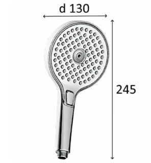 Душевая лейка Gappo G002 белый/хром