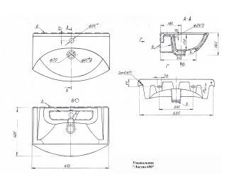 Dreja Тумба Laguna 65, белый лак
