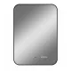 Зеркало Reflexion Black View RF4001BV бесконтактным сенсором диммером часами черной окантовкой 50х70