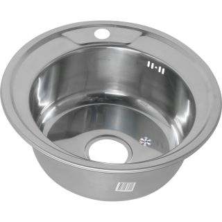 Мойка 490P Melana 0,8/180 хром с сифоном (250/2 *17)