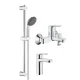 Комплект смесителей Grohe Start Edge 120210 хром