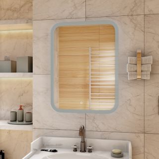 Зеркало с подсветкой Continent Glamour ЗЛП440 с сенсорным выключателем 80см