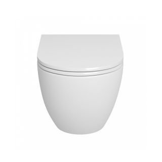 Унитаз приставной Maretti Elena безободковый с микролифтом, EA10PRBM14-844, белый