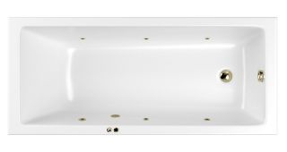Гидромассажная ванна Whitecross Wave 0101.150070.100.SOFT.BR 150x70см Soft бронза