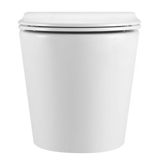 Унитаз подвесной Azario UNO AZ-2380 белый в комплекте с быстросъемным сиденьем микролифт