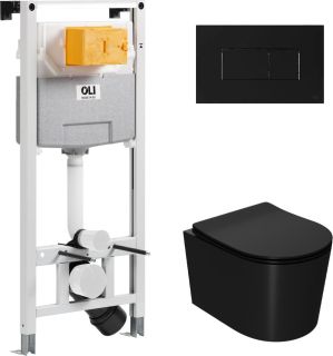 Комплект унитаза с инсталляцией Point Веста 879235pKA03+PN41701 с сиденьем Микролифт