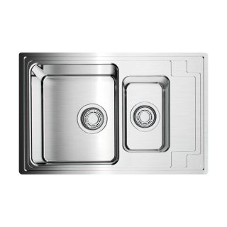 Мойка кухонная Omoikiri Mizu 78-2-IN универсальная/нерж.сталь