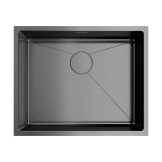 Мойка кухонная Omoikiri Taki 54-U/IF-GM нерж.сталь/вороненая сталь