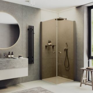 Душевой уголок MaybahGlass MGY-1302-2 90x90см бронза