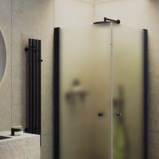 Душевой уголок MaybahGlass MGY-1294-6 90x90см чёрный