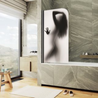 Шторка на ванну MaybahGlass ФП015 MGV-928-ФП015-6 60см фотопечать